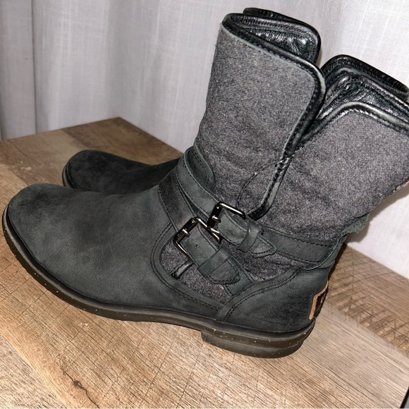 UGG Black and Gray Ankle Boots - Picture 3 of 8